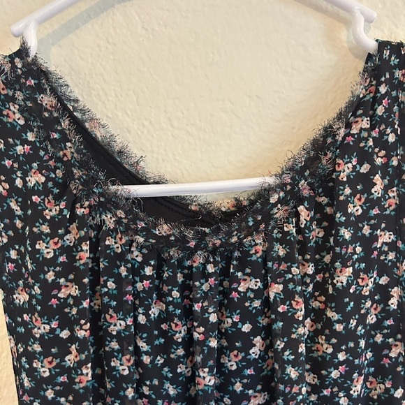 Forever 21 Black Floral Casual Sleeveless
Mini Dress Women's Size small - Picture 3 of 10